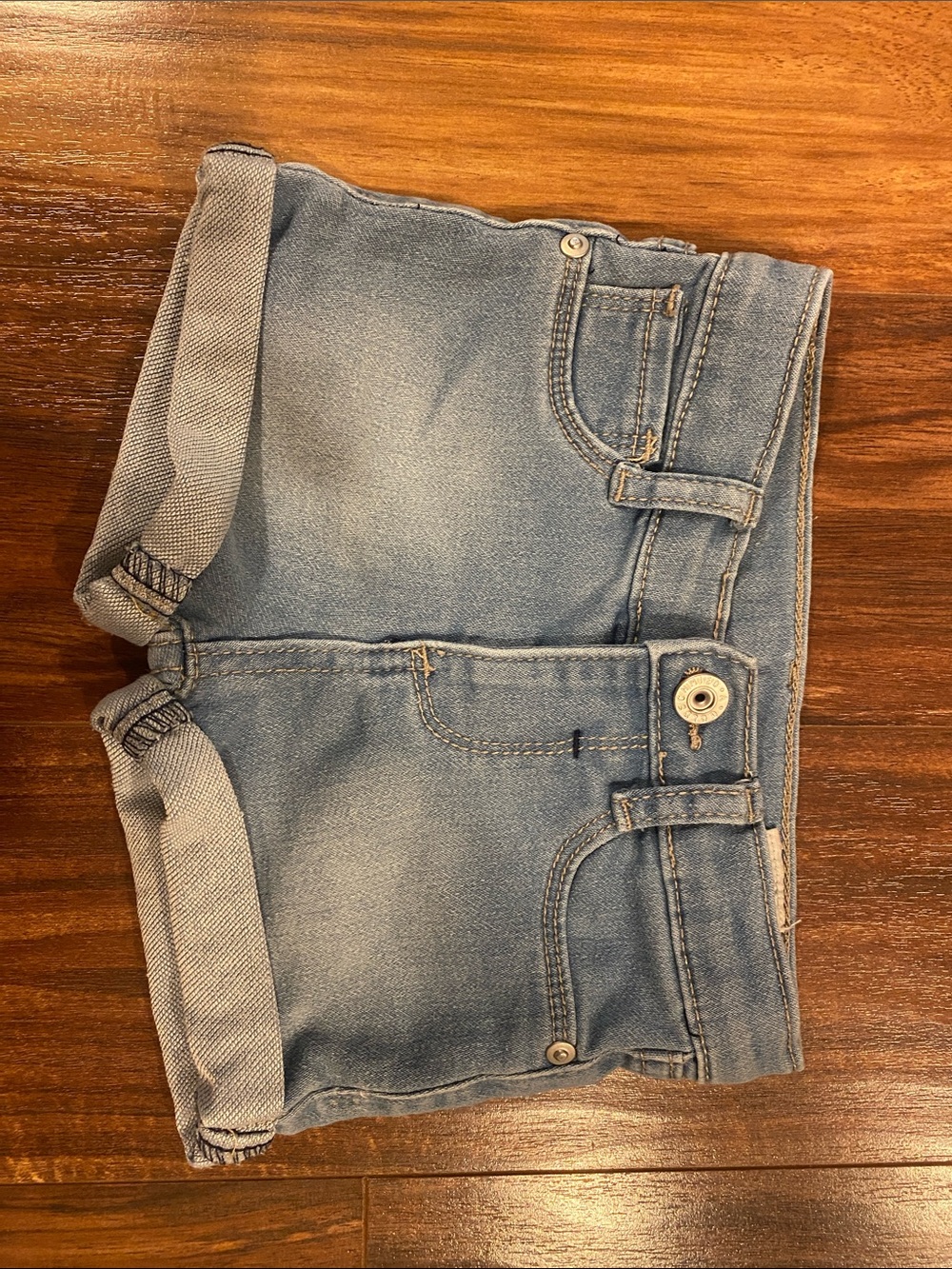 Ag Adriano Goldschmied Light Blue Baby girl Denim Short sz 12 months
